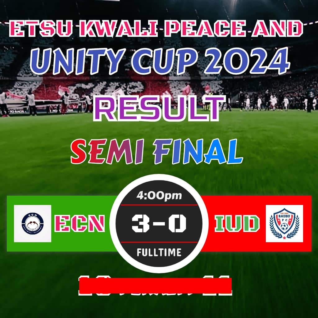 ECN Football Academy Qualifiers For Final Of The Etsu Kwali Peace Cup